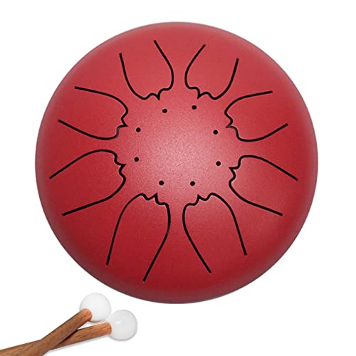 Tambor de lengüeta de acero de 6 pulgadas miniatura 1
