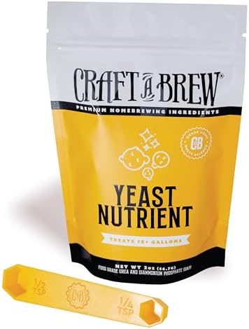 Craft A Brew - Yeast Nutrient - Food Grade - For Wine Making & Beer Brewing - Creates Nutrient Rich Environment For Yeast - 2 oz Package