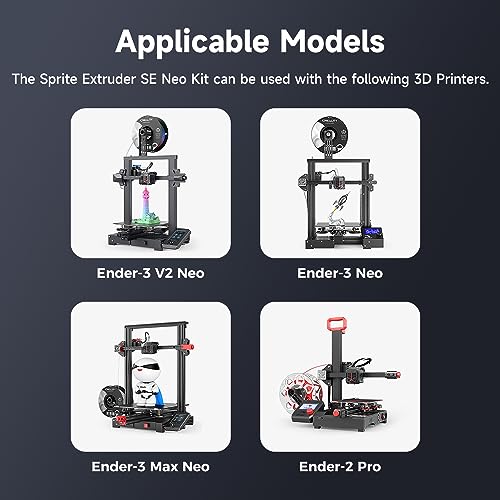 Image of Official Creality Sprite Direct Drive SE Neo Kit for Ender 3 Neo Series, 3D Printers Extruder Upgrades Kit with Dual Gear, High Torque for Ender 3 Neo /Ender 3 V2 Neo /Ender 3 Max Neo /Ender 2 Pro