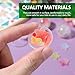 Ciieeo 100Pcs Clear Plastic Balls 1.1 Inch Transparent Shells for Gumball Party Favors and Kids Claw Toys