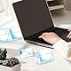 BSTDAYEVER Visitenkartenhalter Acryl Visitenkartenständer Visitenkarten Aufsteller 2Stk 3 Fächer Business Card Holder Transparent Visitenkarten Halter Display Tischständer für Büro Zuhause