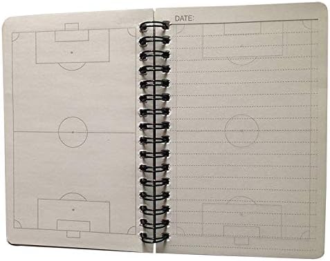 A6 Football Notebook for Boys Children Tactics Board Lined Soccer Notepad