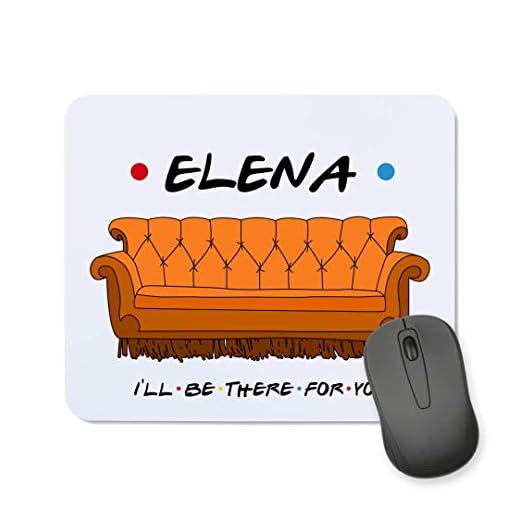 Kadoo Regalos Alfombrilla de Ratón Personalizada Friki Friends con Nombre