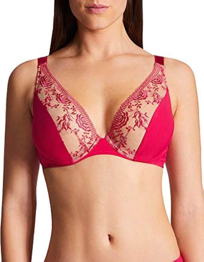 Aubade Women's Plunging Triangle Bra Comfort Deep V