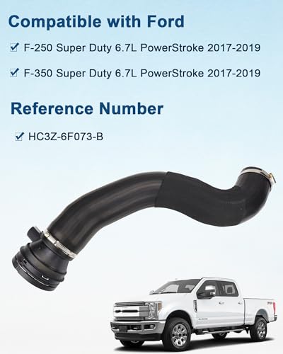 USTAR Turbo Intercooler Outlet Tube Compatible with Ford F-250 F-350 Super Duty 6.7L PowerStroke 2017-2019 Replacement HC3Z-6F073-B