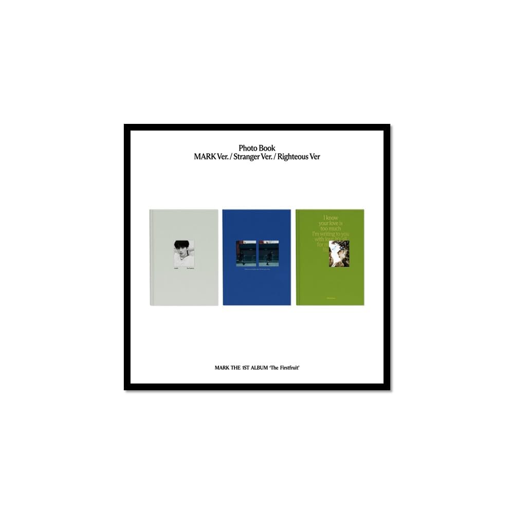 NCT MARK The Firstfruit [Photobook 3 Ver Set] 1st Full Album (NOT Trilogy Ver)