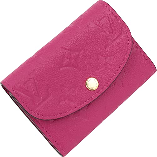 [ルイヴィトン] M81521 ポルトモネ･ロザリ ミニ財布 ウォレット モノグラム・アンプラント レザー 小銭入れ 付き ローズポンディシェリ（ピンク） レディース 純正 化粧箱 ショップバッグ 付き