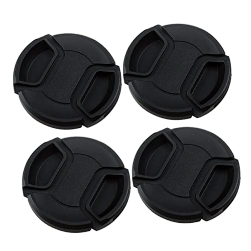 Veemoon 4 Pcs Camera Lens Cover Camera Lenses Camera Lens Lid Shots Center Pinch Lens Protector Lens Cover Protector Camera Lens Protector Lens Rear Cap Splash Plastic Cover