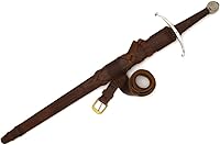 Vista 3 de Medieval Warrior Auténtica espada larga clásica hecha a mano (60845)