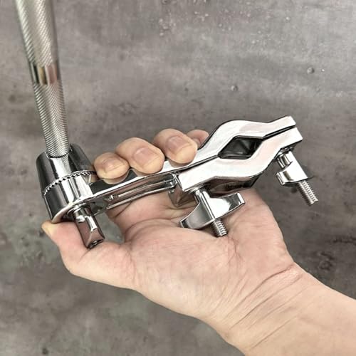 Image of Softline Pro Boom Cymbal Arm with Clamp 46cm Long Heavy-Duty Adjustable Drum Hardware Extension Universal Cymbal Holder Mount for Drum Kits