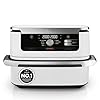 Ninja Foodi FlexDrawer Air Fryer, Dual Zone Avec Séparateur Amovible, Grand Tiroir de 10.4 L, 7-en-1, Double Zone, Sans Huile, Pièces Antiadhésives Compatibles Au Lave-Vaisselle, Blanc AF500EUWH