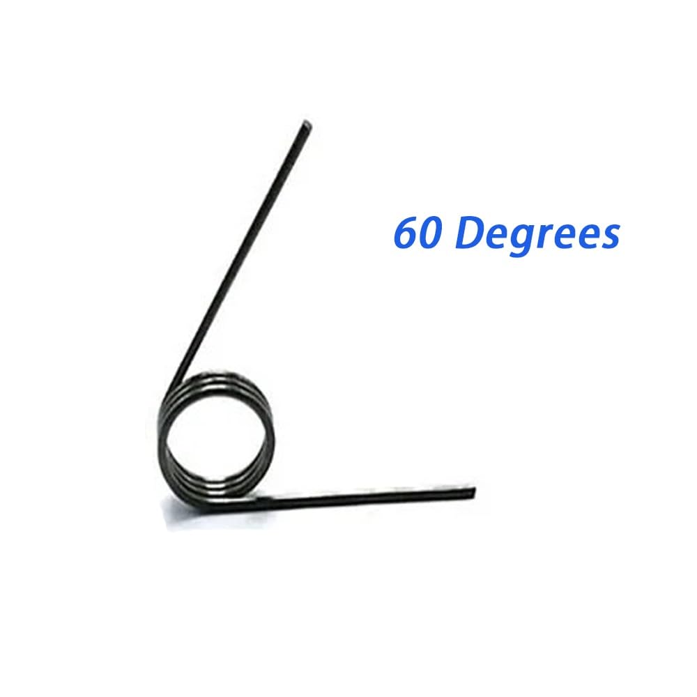 15pcs Torsion Springs 60 Degrees V-Shaped Torsional Spring, Wire Diameter 1.2mm Small Torsion Springs Kit for Home Repair & DIY Project (Style : 60 Degrees, Size : 1.2mm x 10mm x 3laps) image 2