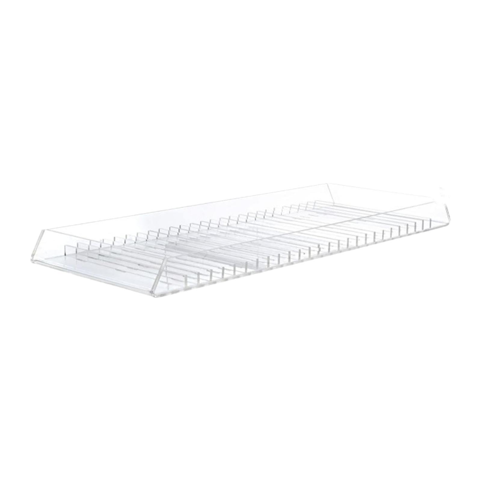 CD Holder Holds 25 Standard Cd Acrylic Tray Desktop Elegant CD Display Rack | Storage & Media Accessories-image-11