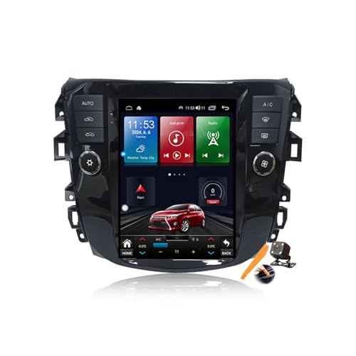 Autoradio 2 Din Android 14.0 pour Navara NP300 2011-2023