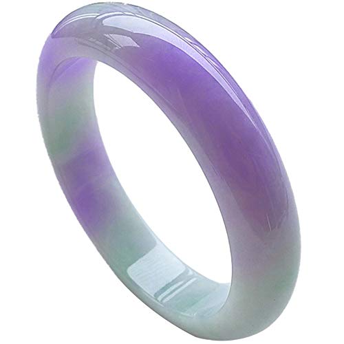 Bracelet en jade violet pour femme, un bijou de lithothérapie feng shui d'exception