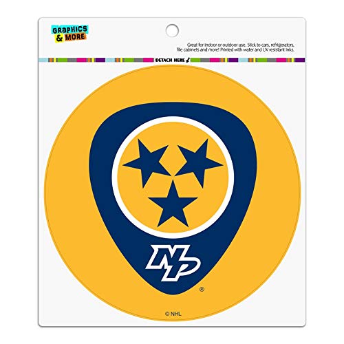 NHL Nashville Predators Logo Automotive Car Refrigerator Locker Vinyl Circle Magnet