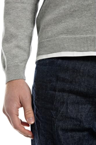 Replay Para Hombre. UK4851.000.G22578 Jersey Bordado R Gris (Xl), Casual, AlgodóN - 5