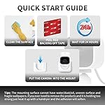 Blink Mini Camera Adhesive Wall Mount Bracket, Strong Adhesive Durable Camera Mount Stand for Blink Mini Indoor Camera, No Drill, No Screws (for Blink Mini-White) - Image 4