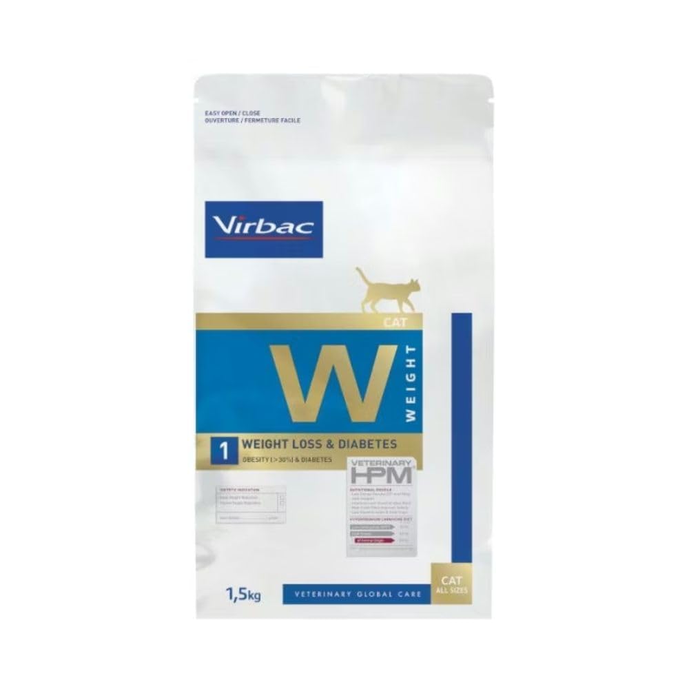 VIRBAC HPM Feline Weight Loss Diabetes W1 7KG