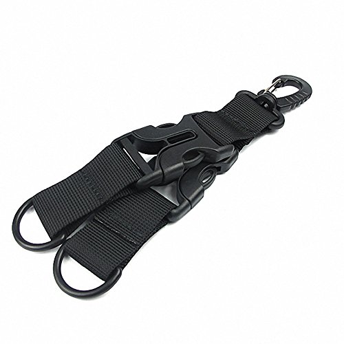 Fivela de fita de nylon, Andoer Clipes de tiras molle para exteriores Fivela de fita de nylon Fivela