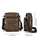 Realmark Sac à Bandoulière en Cuir pour hommes, Petits Sacs à Bandoulière en Cuir Véritable Vintage, Sac à main à Poignée d'affaires Classique,Sac de Voyage Messager #1