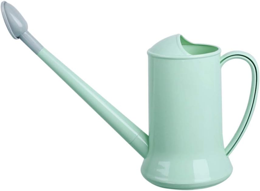 Premium High-Grade Plastic Watering Can Long Spout 2L(360 Degree Rotation Shower Head) (Deep Green)
