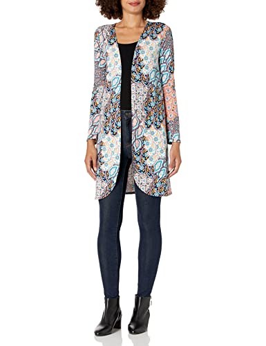 Star Vixen Women's Long Sleeve Lightweight Knit Open Cardigan