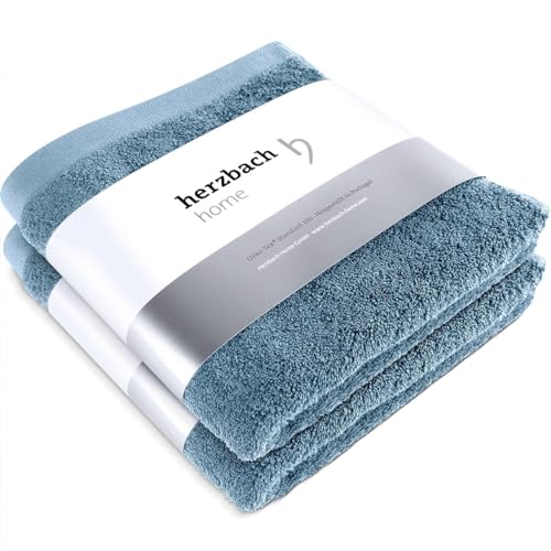 EPIGEIST Weihnachts Handtücher Set - 2 Stück Baumwolle Mit Xmas Motiven 44x32 Cm