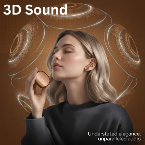 Image of inear Launch Juke Buds Pro3 TWS Wireless Earbuds with 10mm Drivers, 60H Playback, 42dB ANC, 3D Spatial Audio, 47ms Low Latency, Dual Device Connectivity, Bluetooth Earbuds | Brown