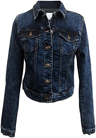 Girls’s Basic Informal Stretch Material Denim Jean Jacket