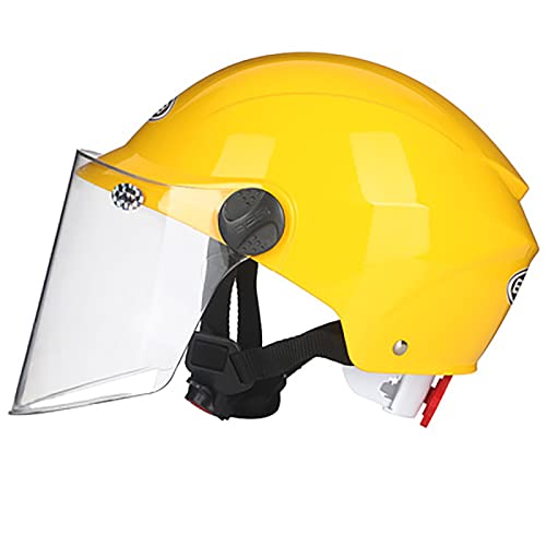 JATIBOSH Attache Fermement Vintage Casque Portable Et Sûre Cyclomoteur Casque, RéTro Demi Casque Boucle De Sécurité À Prise Rapide Casque Moto, pour Adapté Aux Motos ÉLectriques ECE Certifiés