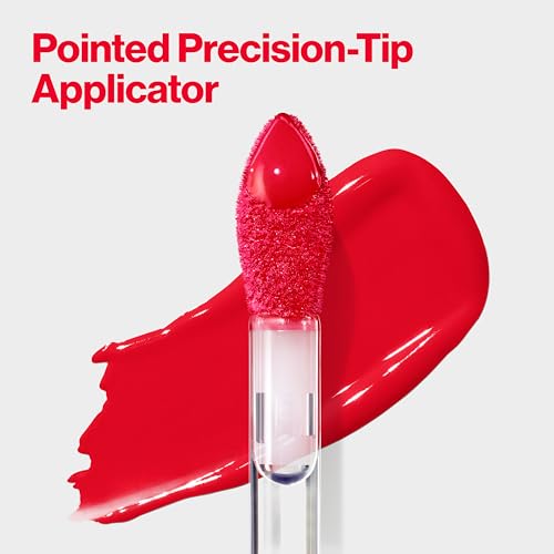 Image of Revlon ColorStay Satin Ink Liquid Lipstick, Longwear Rich Lip Colors, Formulated with Black Currant Seed Oil, 015 Fire & Ice, 0.17 fl oz