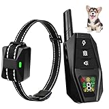CanineJoy Ultra-Small Dog Shock Collar, 3300FT Range, Ultra-Light Dog Training Collar with Remote Control for Small Medium Dogs 5-15lbs, IPX7 Waterproof Rechargeable E-Collar