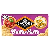 JACOB'S Butter Puffs Crackers - The Light & Flaky Biscuit, 200 g (Pack of 1)