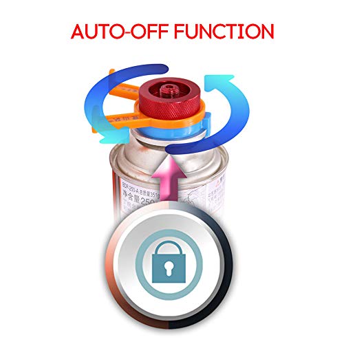 Adaptador de tanque de gás, Romacci Conversor de tanque de gás com suporte adaptador de cilindro de