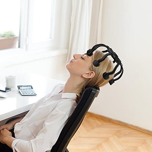 Massageador Elétrico para Couro Cabeludo | 10 Contatos Vibrantes Massagem Mágica Para Mulheres - Mas