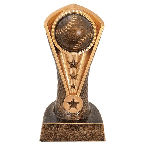Express Medals 1 Pack of 6.5 Inch Tall Cobra Baseball Softball Trophy Awards Boys Girls Mens Women Youth Team Trophies Award Tournament Champion Winner Event Prize Gift CA192