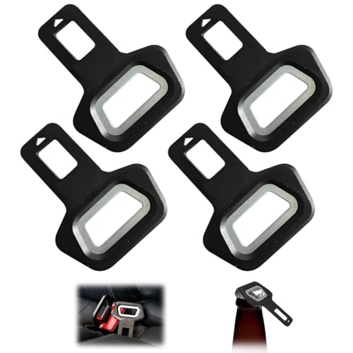 HSKRKOW 4 Pezzi Accessori Per Auto, Apribottiglie 2 In 1 Sono Adatti Per I Bottoni Estesi Con Fibbia Di Sostituzione Del Camion Per Veicoli Adatti Per Sedili Per Auto, Cintura Sicurezza(C)