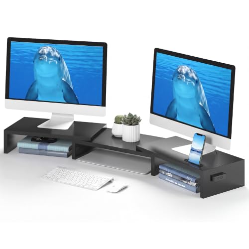 BONTEC Dual Monitor Stand Riser