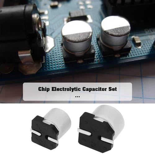 YINETTECH Juego de tapas de condensador de reparación 220uf 10V, 47uf 16V, 100uf 16V, 7uf 10V compatible con Nintendo compatible con GameCube Optical DVD Disc Drive PCB Board - imagen 2