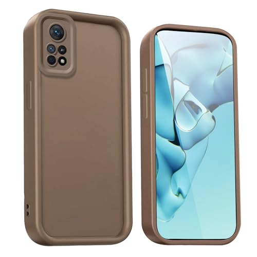 Coque Xiaomi Redmi Note 11 Pro 5G étui silicone brun pour le quotidien