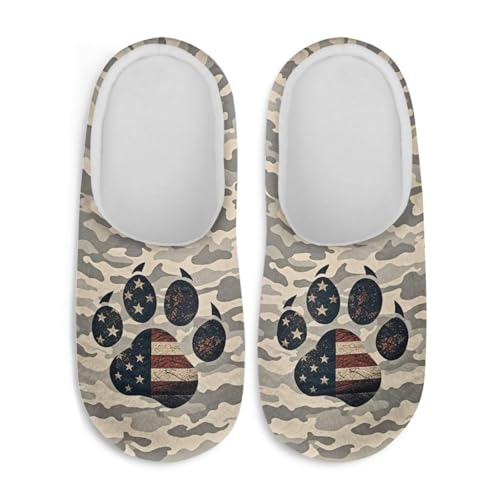 Howilath House Slippers for Woman with Flannel Upper Plush Bedroom Shoes Non-Slip Casual Fluffy Slippers2