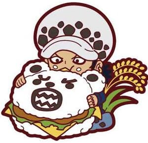 Amazon ラバーマスコット もぐもぐ ワンピース サンジのキッチン ブランチ 3 トラファルガー ロー ライスバーガー 単品 フィギュア ドール 通販