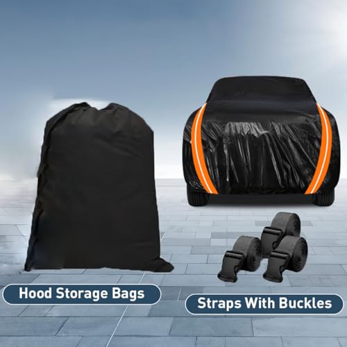 Image of 10 Layers Truck Cover Custom Fit for 2005-2026 Toyota Tacoma Nissan Frontier 5ft Ford F100 Ram 150 250, Full Exterior Car Cover Waterproof All Weather Snow Dust UV Protection, (Up to 215 inch)