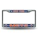MLB New York Mets Bling License Plate Frame, Chrome, 12 x 6-Inch