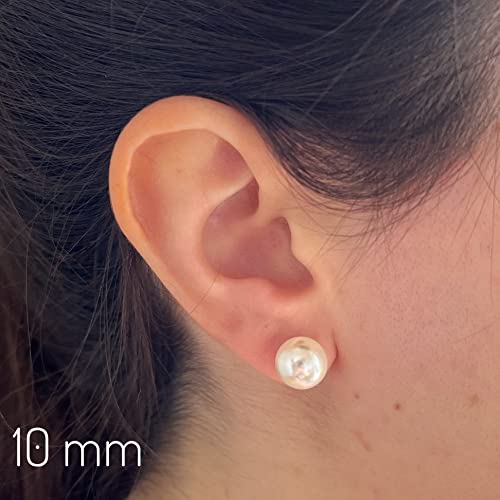 36 Pares Brincos de Pérola Bijuteria Lembrança (10 mm, Tradicionais)