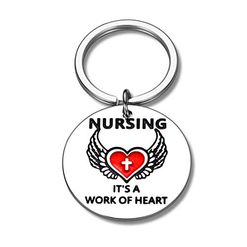 Nurse Gifts Nurse Keychain for Women Men Valentines Birthday Christmas Inspirational Gift for RN Medical Nurses Practitioner Nursing Student Graduation Thanksgiving Keyring Present