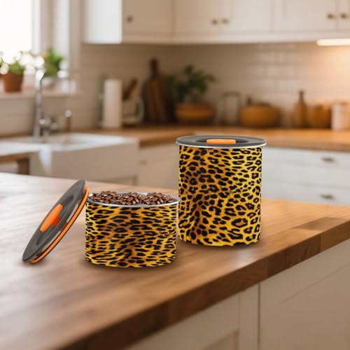 Envase hermético de acero inoxidable con diseño de leopardo miniatura 5