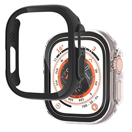 PEVLA 2x Funda Protector Apple Watch ULTRA 49mm Compatible - Estuche Protector Ultrafino para Apple Watch ULTRA - Carcasa para Apple iWatch ULTRA - Contra Arañazos - Caídas - 2 colores Cover