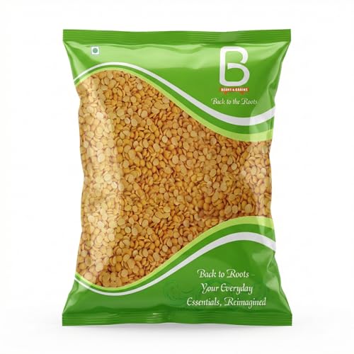Image of Beans & Grains Toor Dal, 1kg (Unpolished Arhar Dal) | High Protein, Yellow Lentils | Farm Fresh & Natural Taste | Ideal for Sambar & Dal Fry